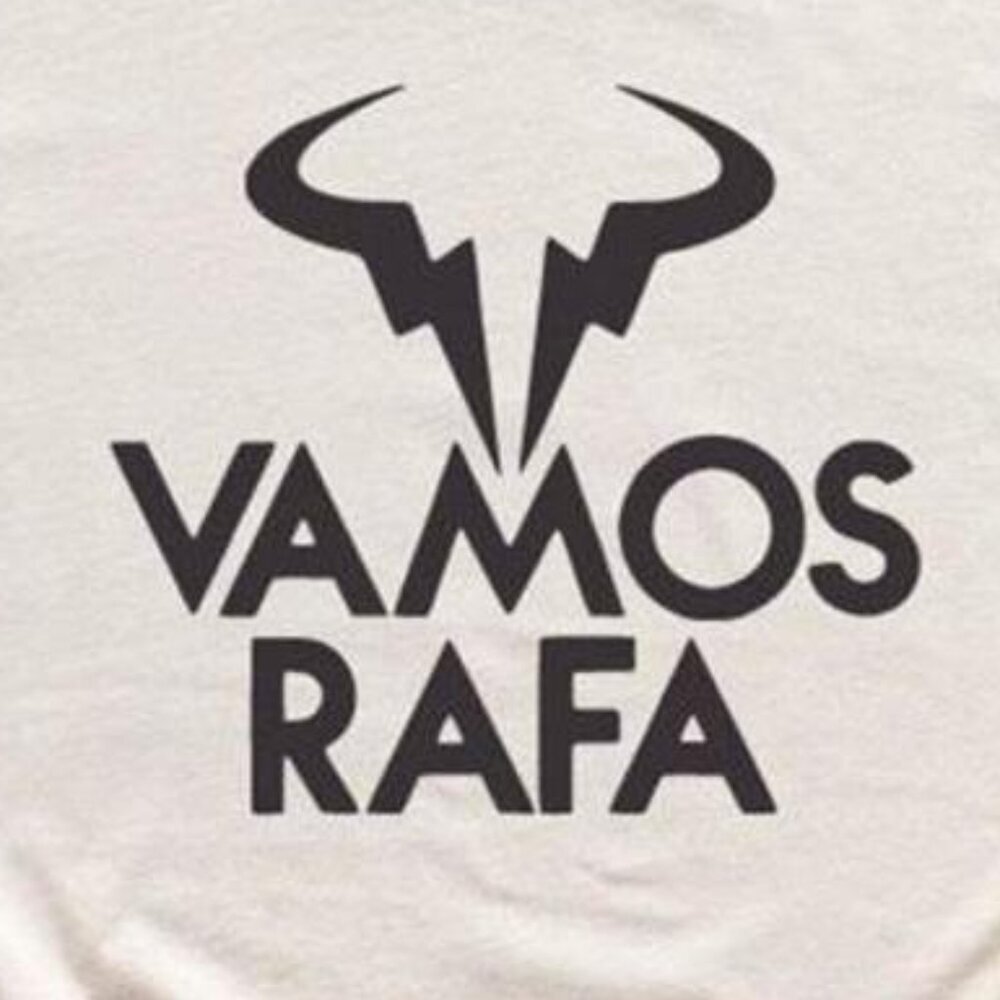 Vamos Rafa Tennis Graphic Nadal Fan Unisex Sports T-Shirt 91 - Picture 2 of 5